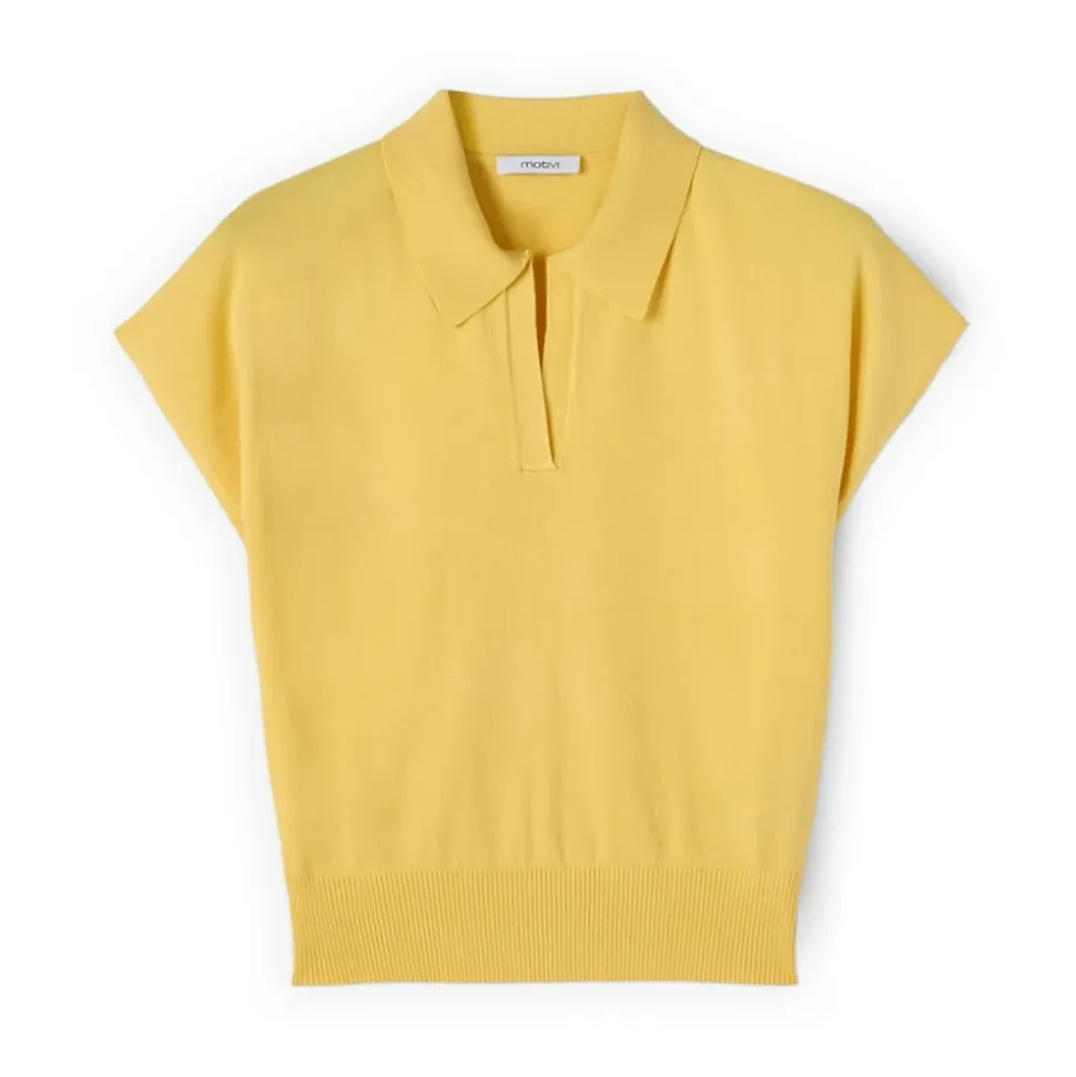 Polo in Maglia con Viscosa