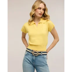 Polo in Maglia con Viscosa