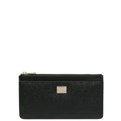 Porta Carte in Pelle Nera