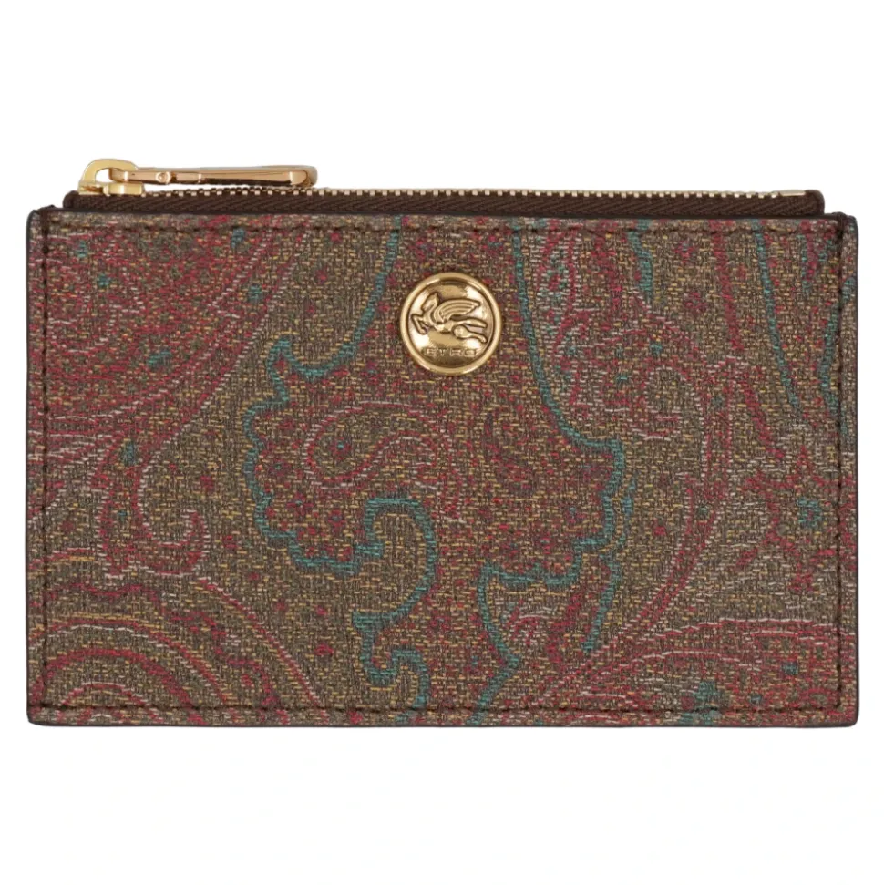 Portacarte Paisley con Portamonete