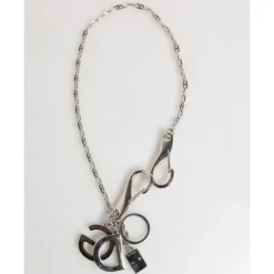 Portachiavi con logo DG in argento