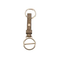 Portachiavi Graffiti con Charm Logo Tondo in Metallo
