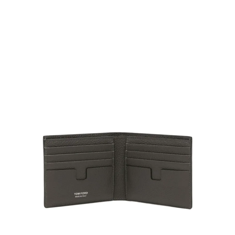 Portafoglio Bifold Classico in Pelle Granata