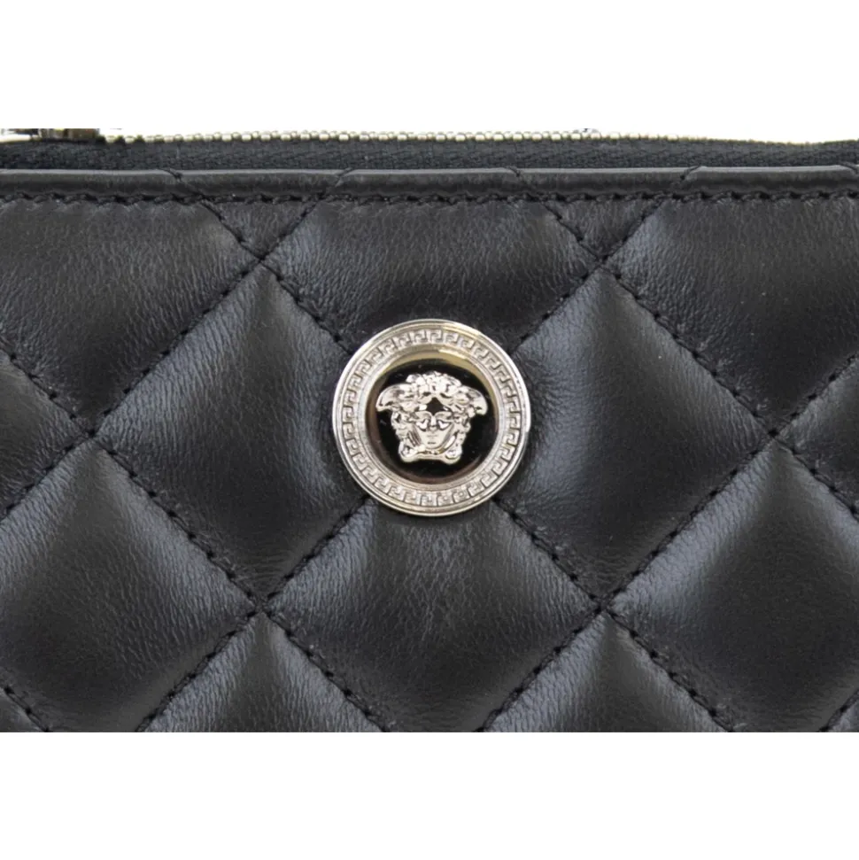 Portafoglio da donna in pelle trapuntata