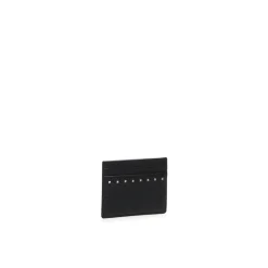 Portafoglio Nero con Borchie in Pelle