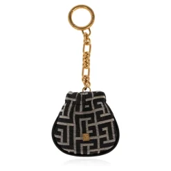 Pulse Monogram Jacquard Key Ring