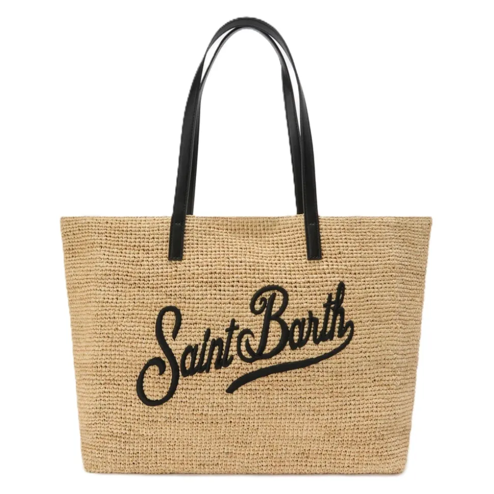Raffia City Shoulder Bag