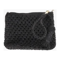 Rafiya Clutch with Logo