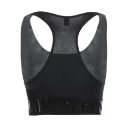 Reggiseno con fascia logo elasticizzata