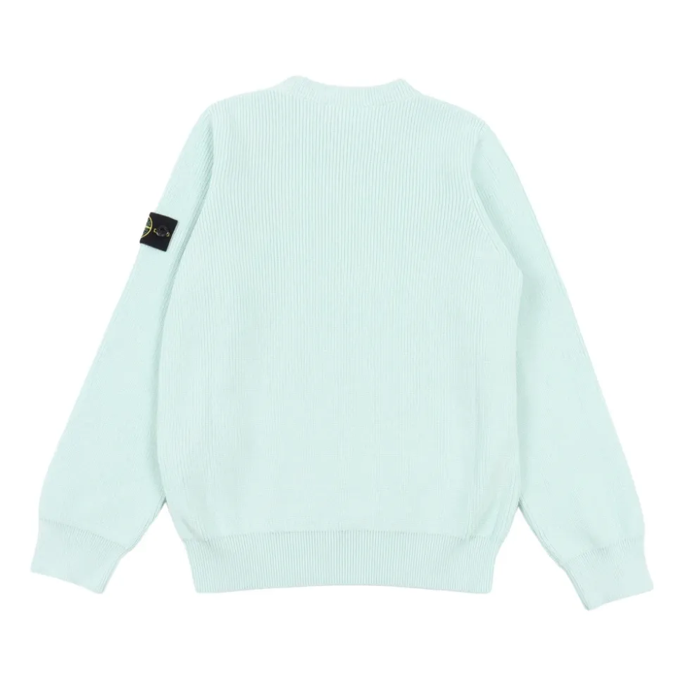 Ribbed Logo Patch Sweater