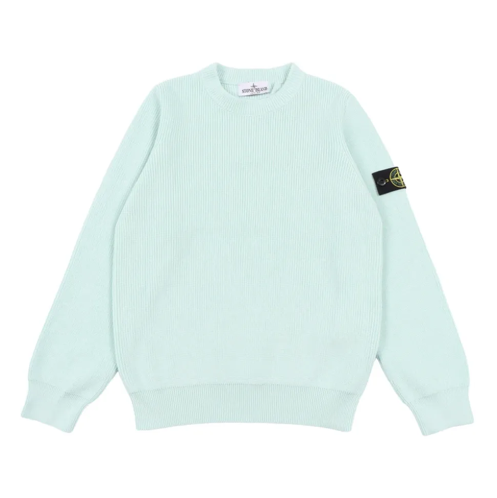 Ribbed Logo Patch Sweater