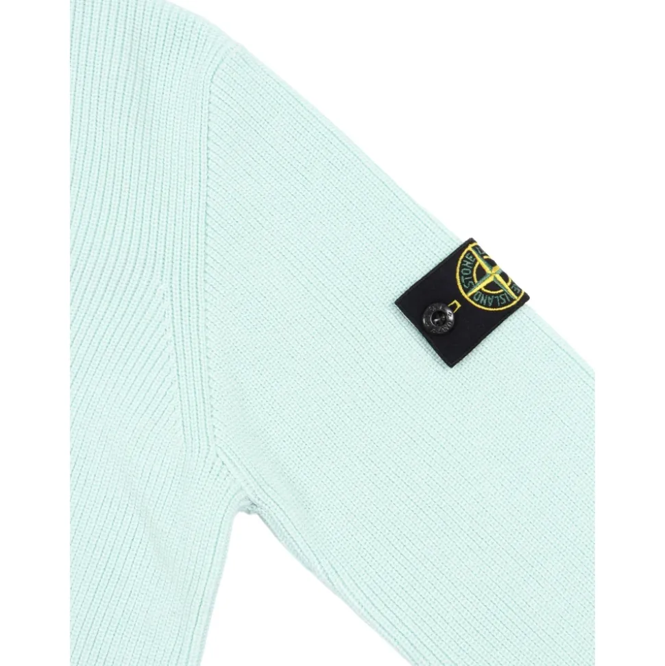 Ribbed Logo Patch Sweater