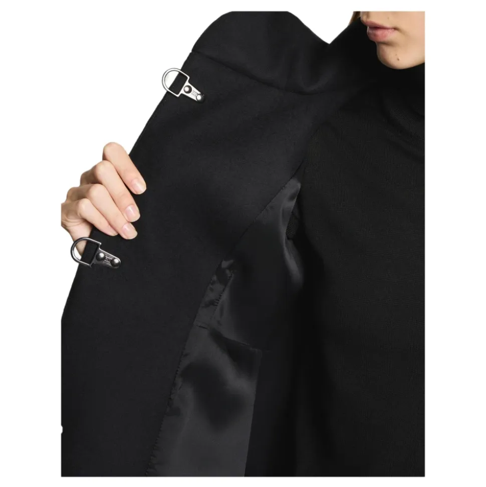 Romantico Cappotto in Lana con Linea Impero