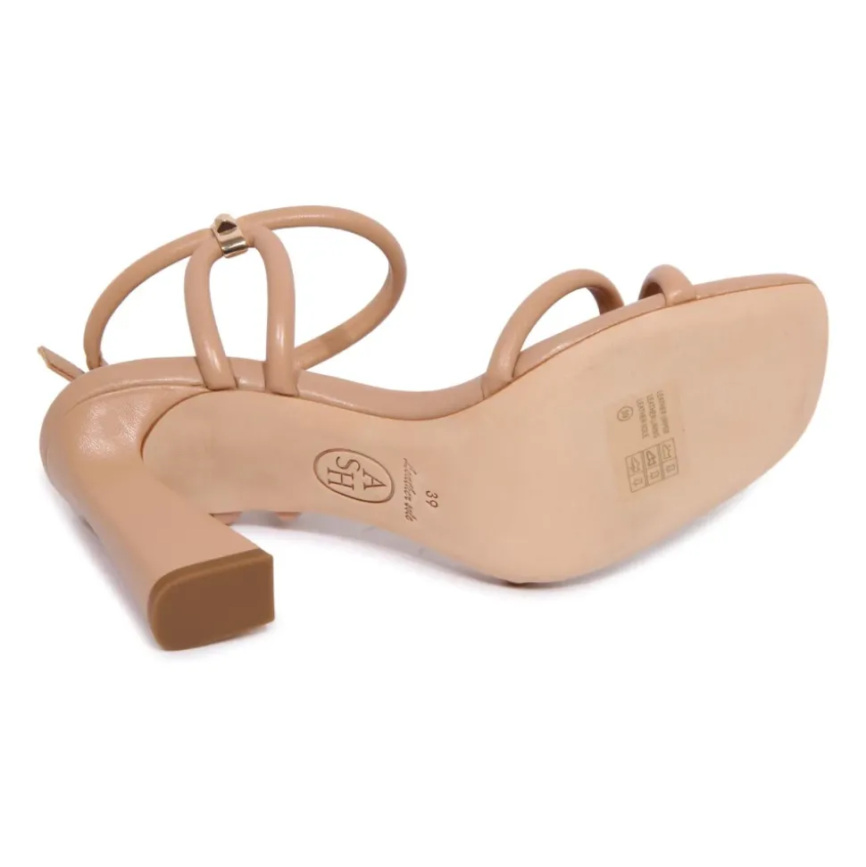 Sandalia Lola in colore pelle