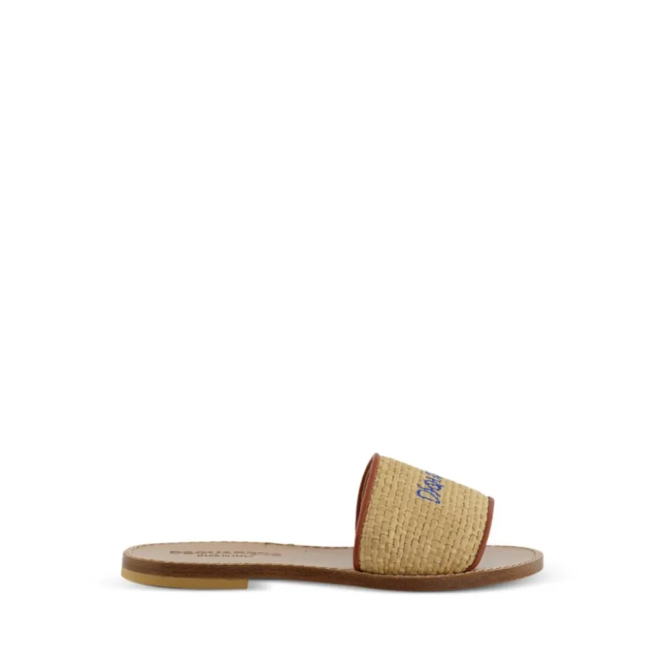 Sandali Bassi in Raffia Summer Lovers