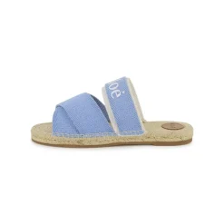 Sandali con nastro logato