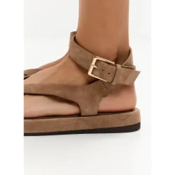 Sandali Desert Strap in Pelle Scamosciata