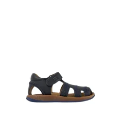 Sandali in Pelle Blu per Bambini