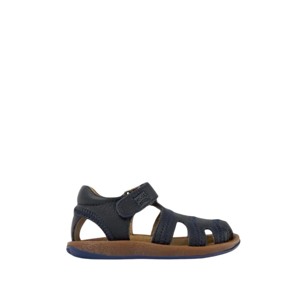 Sandali in Pelle Blu per Bambini