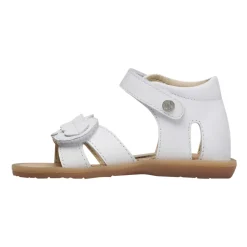 Sandali in pelle con cuori applicati FIRUN