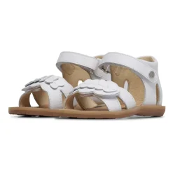Sandali in pelle con cuori applicati FIRUN