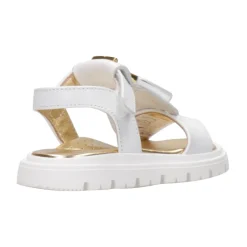 Sandali in pelle con nappine