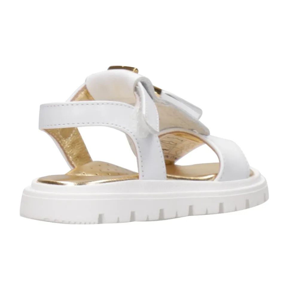 Sandali in pelle con nappine