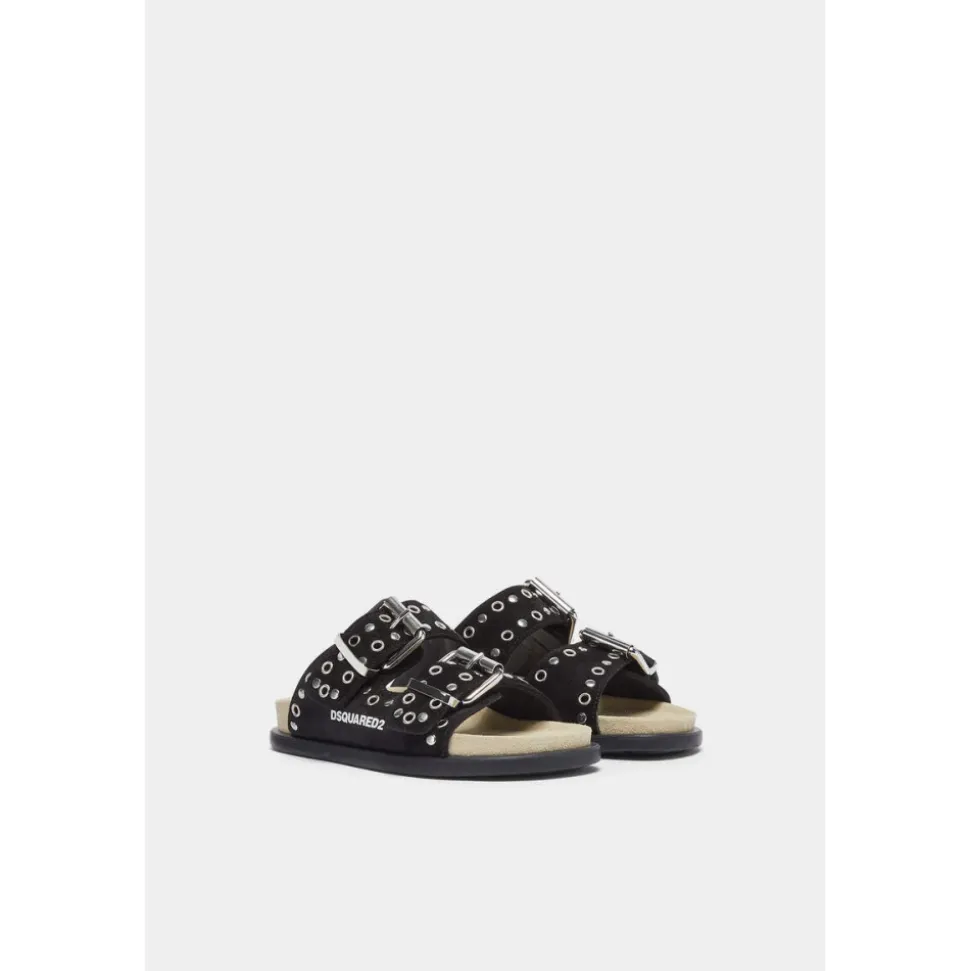 Sandali Neri alla Moda per Bambini