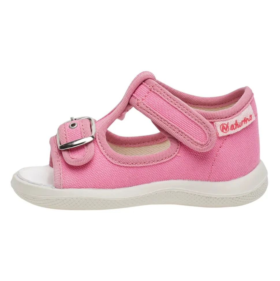 Sandali open toe in tessuto PAROS