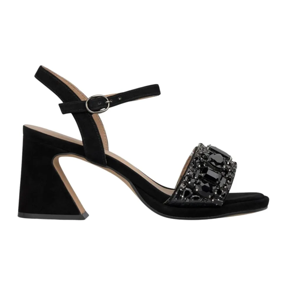Sandalo Alto con Cinturino di Strass
