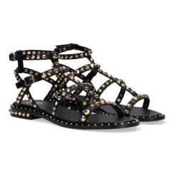 Sandal PRECIOUS 03 in pelle nera