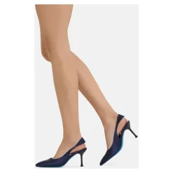 Satin Jewel Slingback