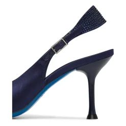 Satin Jewel Slingback