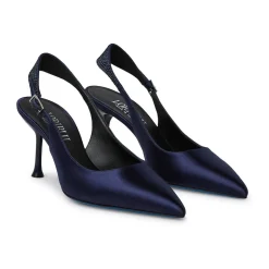 Satin Jewel Slingback