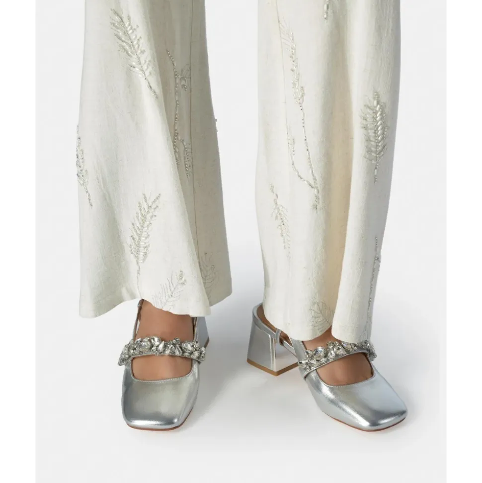 Scarpa Slingback con Cinturino Gioiello