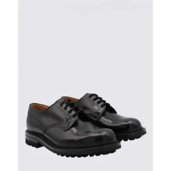 Scarpa stringata in pelle