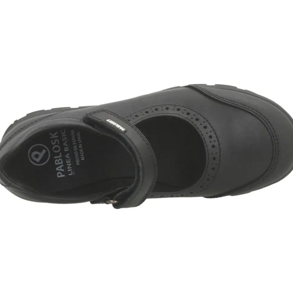 Scarpe Classiche con Cinturino in Velcro