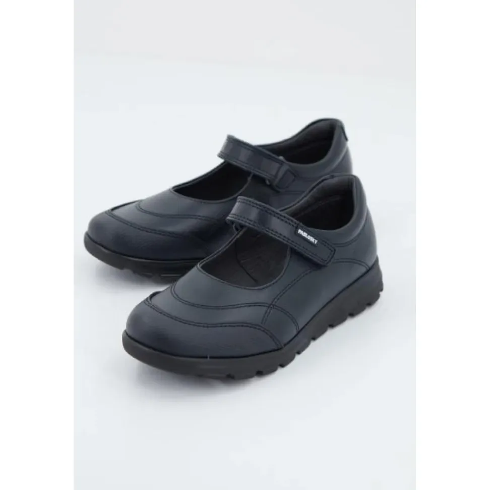 Scarpe Classiche con Cinturino in Velcro