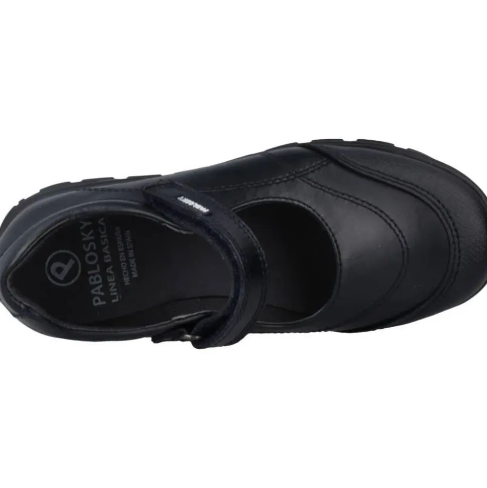 Scarpe Classiche con Cinturino in Velcro