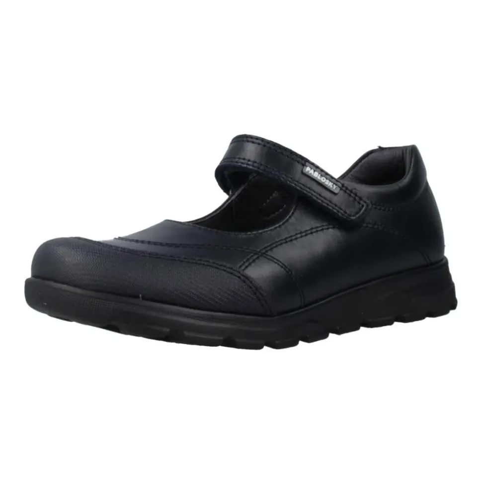 Scarpe Classiche con Cinturino in Velcro