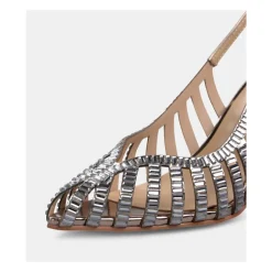 Scarpe con effetto cristallo