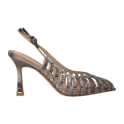 Scarpe con effetto cristallo