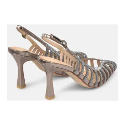 Scarpe con effetto cristallo