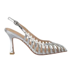 Scarpe con tacco effetto cristallo