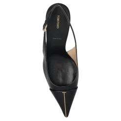 Scarpe con tacco in pelle