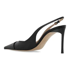 Scarpe con tacco in pelle
