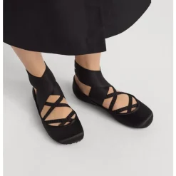 Scarpe da Ballo Nere con Elastico