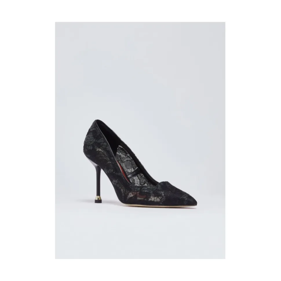 Scarpe Décolleté in Pizzo