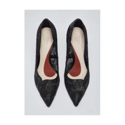 Scarpe Décolleté in Pizzo