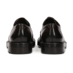 Scarpe derby marroni in pelle naturale